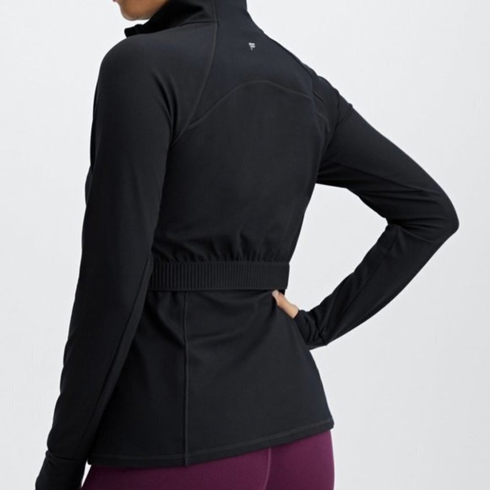 Fabletics trinity performance jacket black Small … - image 2